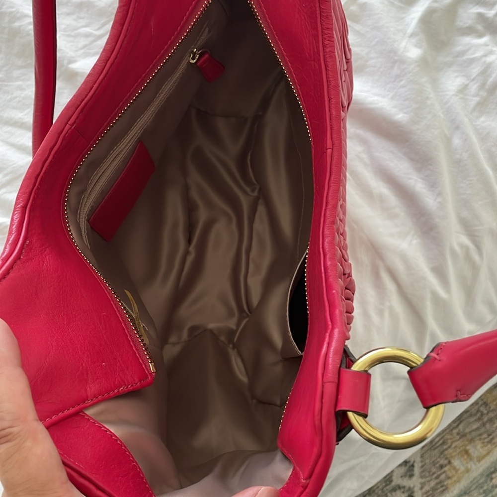Coach red handbag - Picture 3 of 4